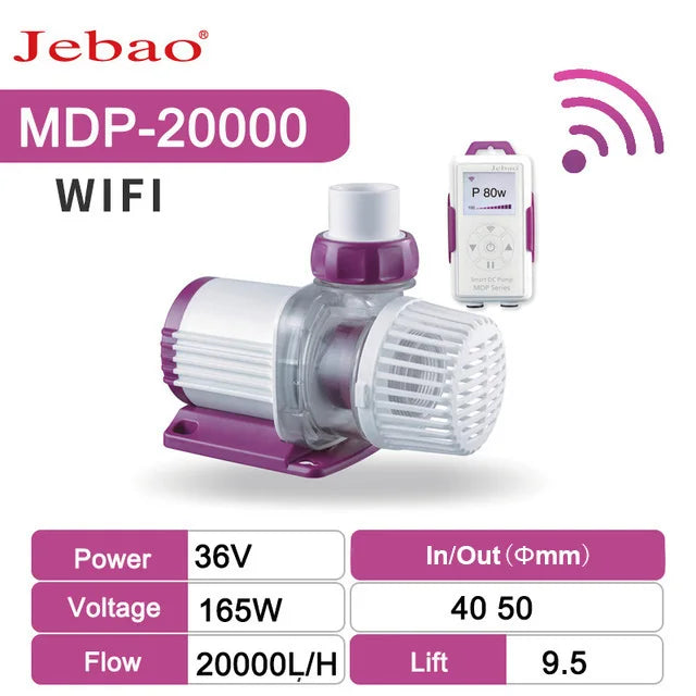 Jebao MDP DCS 2000-20000L/H DC Pump Water Dispensing Wave Making Inverter Submersible WiFi Pumps For Fish Tank Aquarium