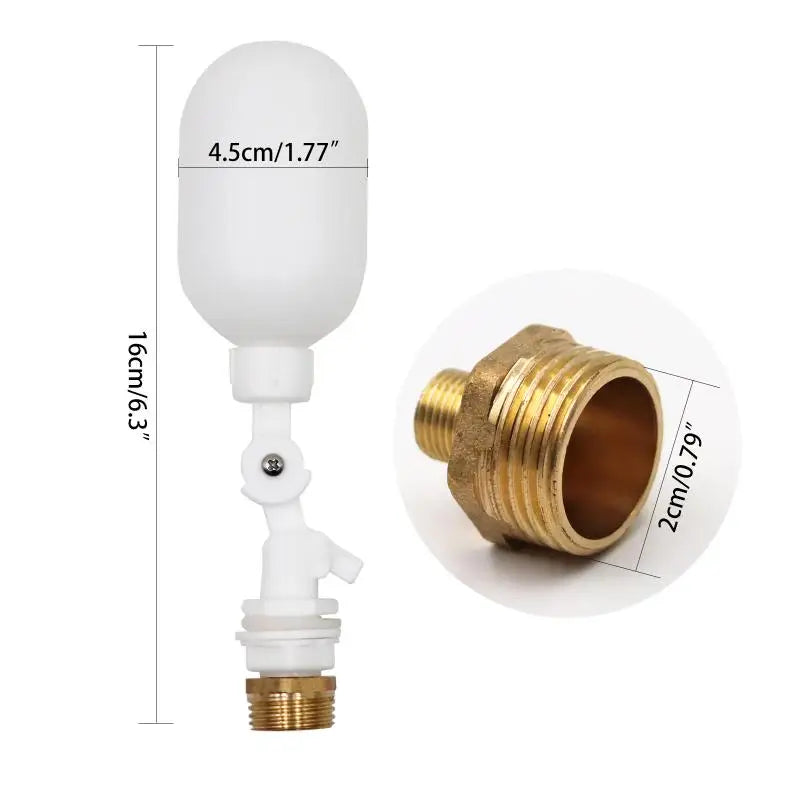 Automatic Plastic Mini Float Ball Valve with Adjustable Arm Filter Float Valve Automatic Water Float Valve for Water Tank Pump
