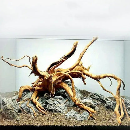 20-25CM Large Aquarium Driftwood Natural Fish Tank Plant Decor Tree Fish Bowl Stump Aquarium Fishtank Landscaping Decor Pet