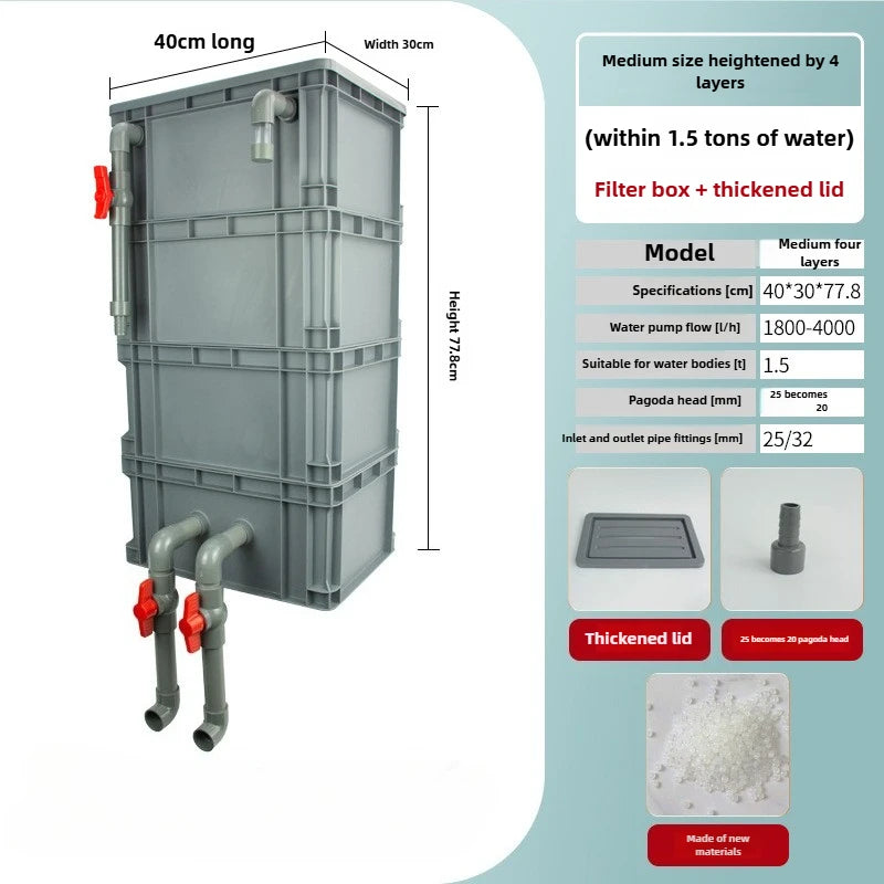 Water Treatment Filter Filtration System Multi Functional Circulating Water Purification Equipment Fish Aquarium Accessories