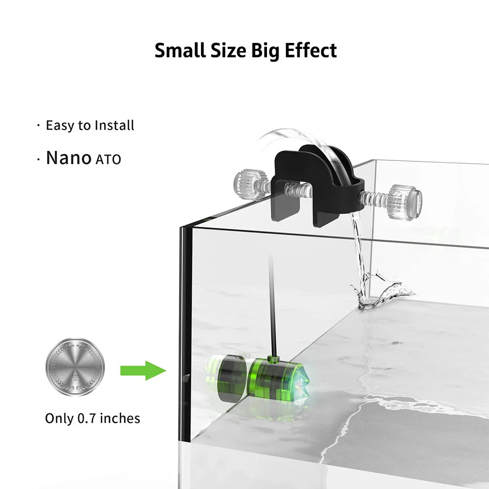 FZONE Smart ATO System Auto Top Off Water Filler Refiller Level Controller with Pump for Aquarium Both Reef and Fresh Tanks