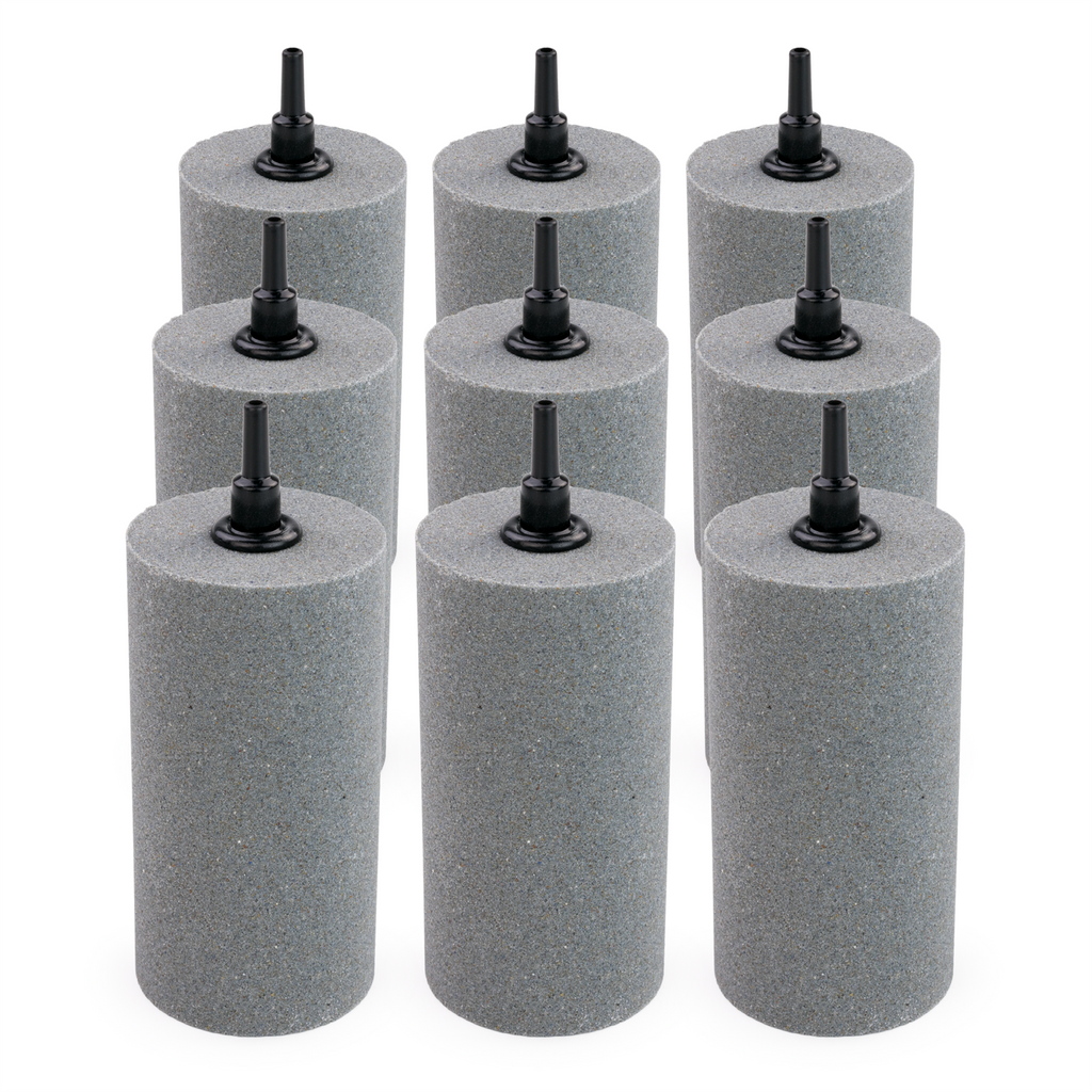 AIR STONES BALL CYLINDER KOI FISH POND AERATION HYDROPONICS AIRSTONE OXYGEN