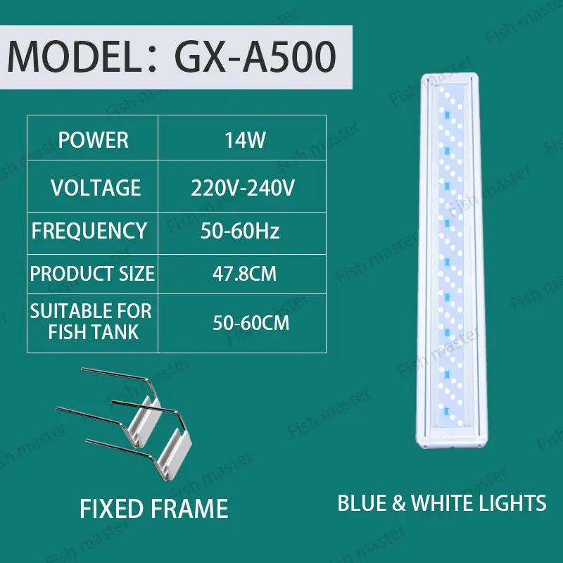 Plants Growing Lights Fish Tank Lights Small Clip Lights Aquarium Irradiation Accessories LED Light Decoration Lamp