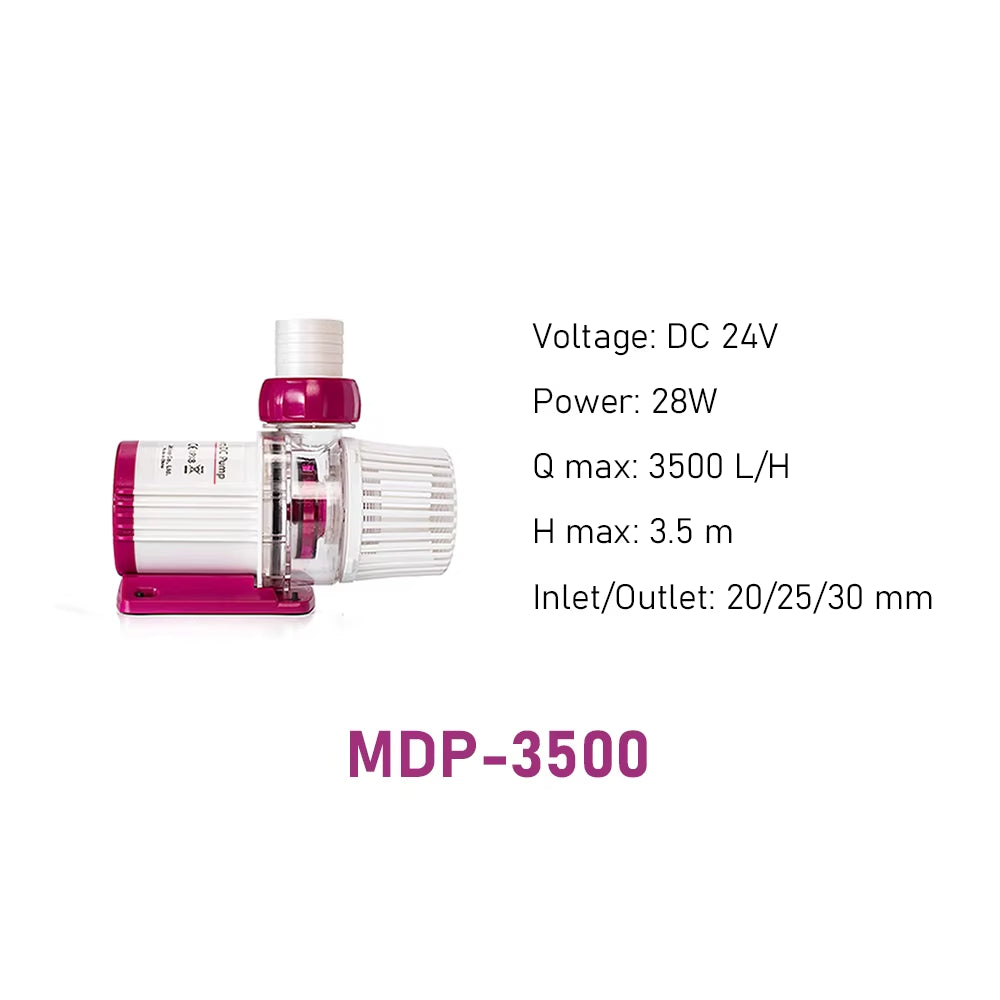 Jebao MDP Series DC Aquarium Submersible Water Pump WIFI Control Fish Tank Circulation Return Pump with LCD Display Controller