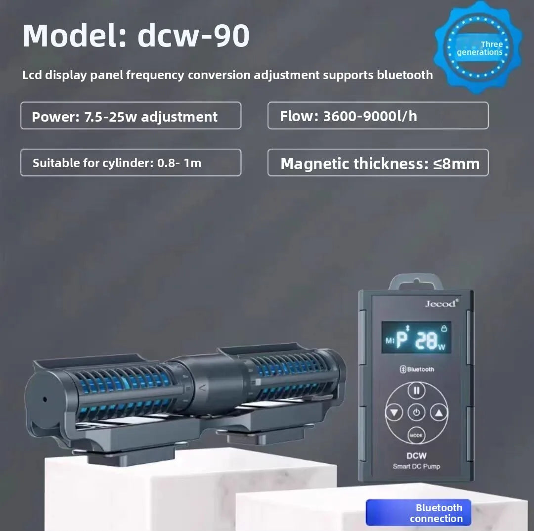 jebao jecod DCW fish farming WIFI fish tank sea tank circulation silent frequency conversion wave filter cross flow pump