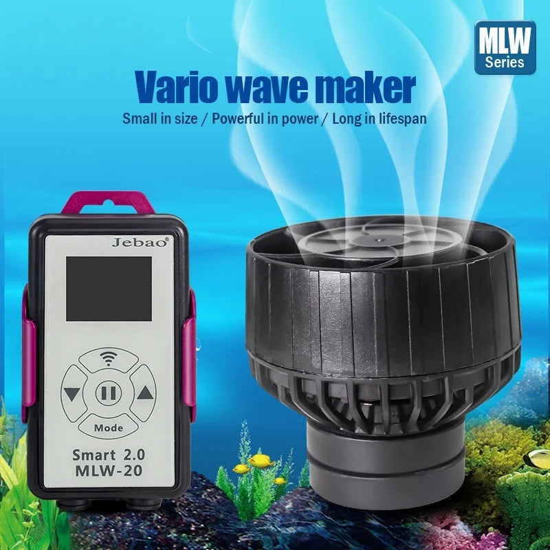Jebao MLW Series DC Magnetic Wave Maker WIFI Ultra Quiet Variable Frequency Circulation Pump for Marine Reef Aquarium