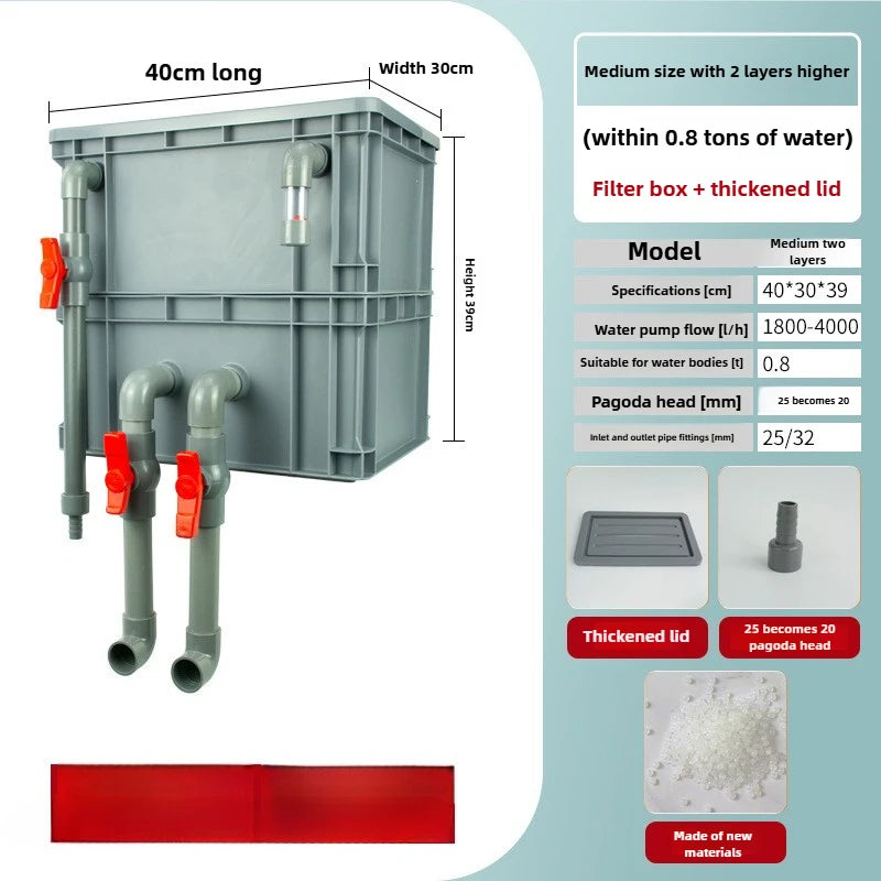 Water Treatment Filter Filtration System Multi Functional Circulating Water Purification Equipment Fish Aquarium Accessories
