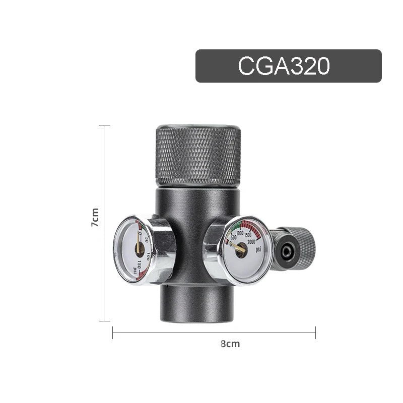 Aquarium Co2 Regulator Mini System Carbon Dioxide Reducer Solenoid Valve Cylinder Accessories Fish Tank Equipment Terrarium Set